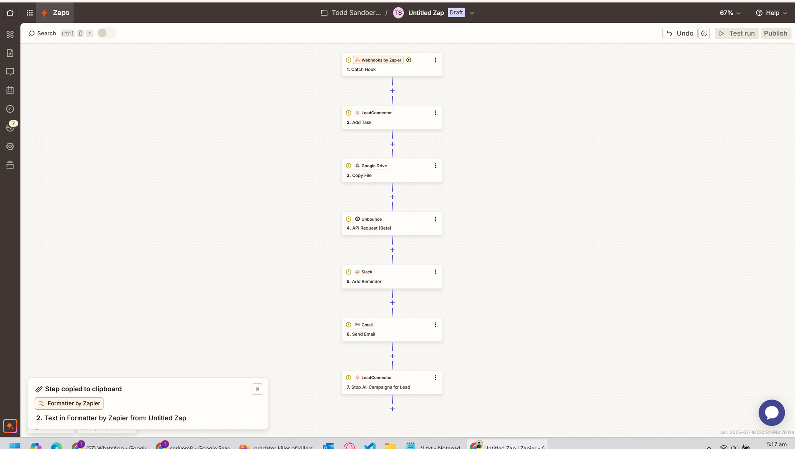 Zapier and GoHighLevel automation